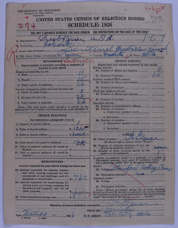 Scan of Presbyterian Church in the United States of America: 7487
