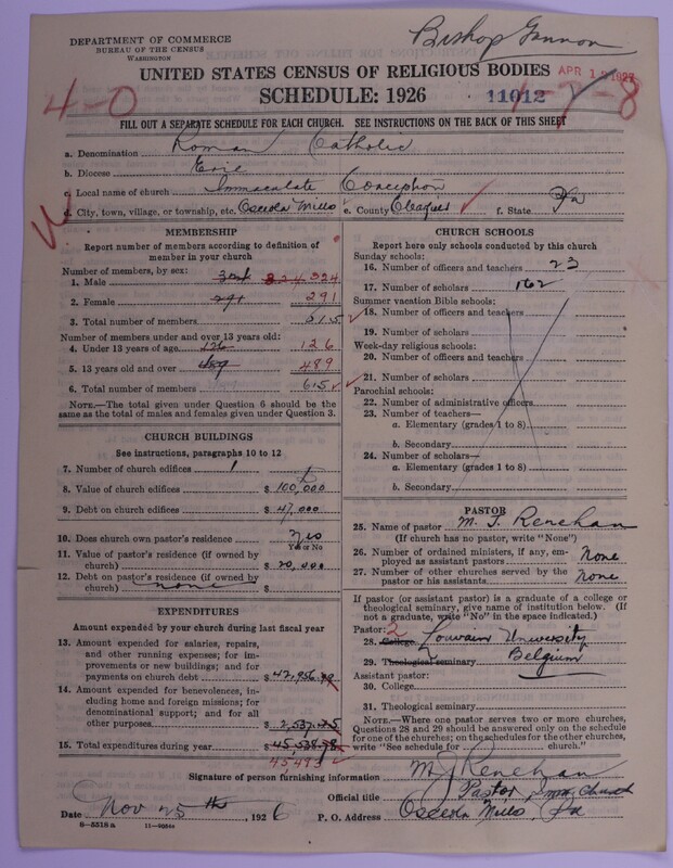 Scan of Roman Catholic Church: 11012