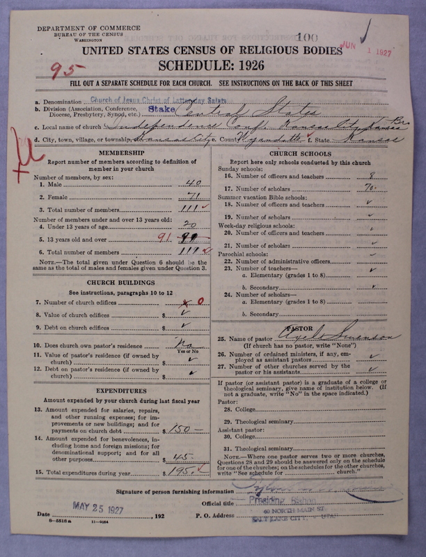 Scan of Church of Jesus Christ of Latter-day Saints: 100