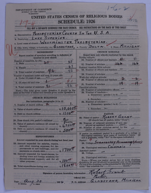 Scan of Presbyterian Church in the United States of America: 3971