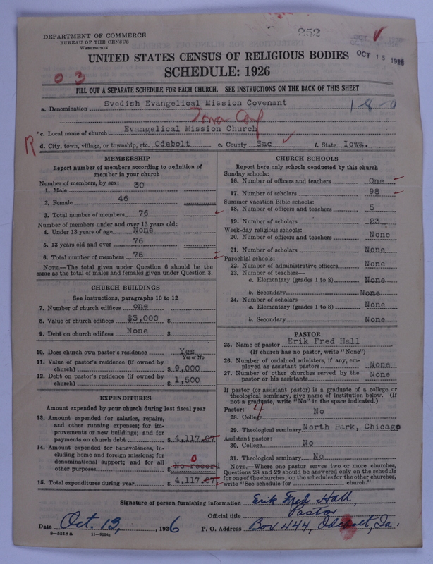 Scan of Swedish Evangelical Mission Covenant of America: 252