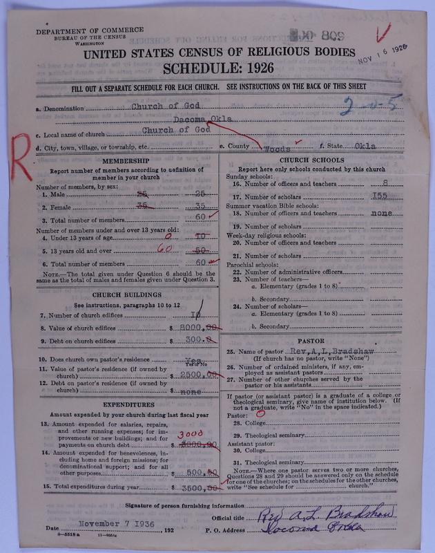 Scan of Church of God (Headquarters, Anderson, Ind.): 809