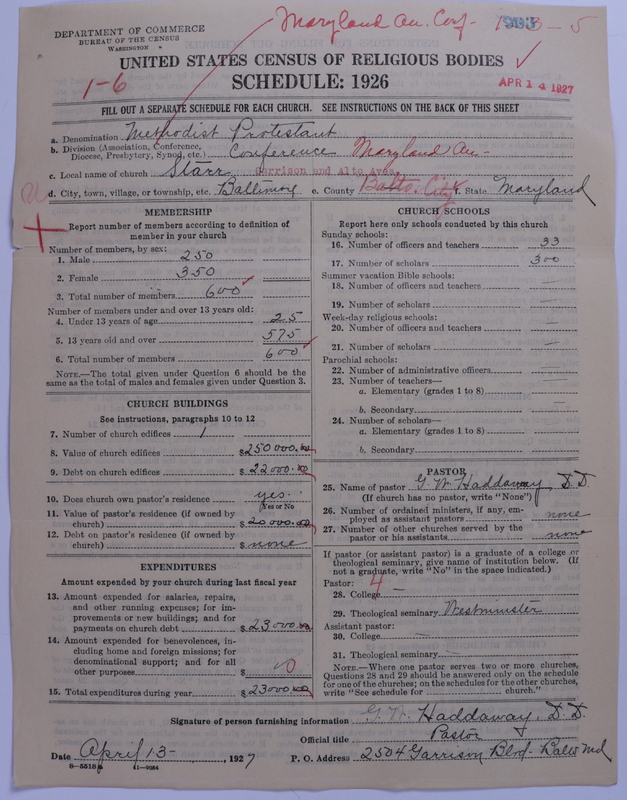 Scan of Methodist Protestant Church: 903