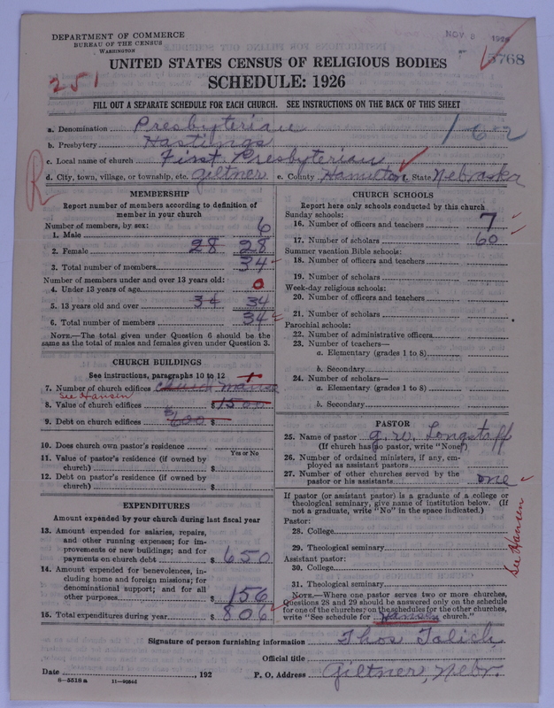 Scan of Presbyterian Church in the United States of America: 5768