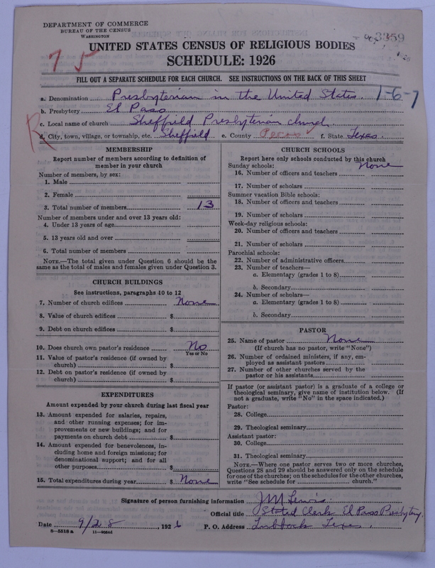 Scan of Presbyterian Church in the United States: 3359