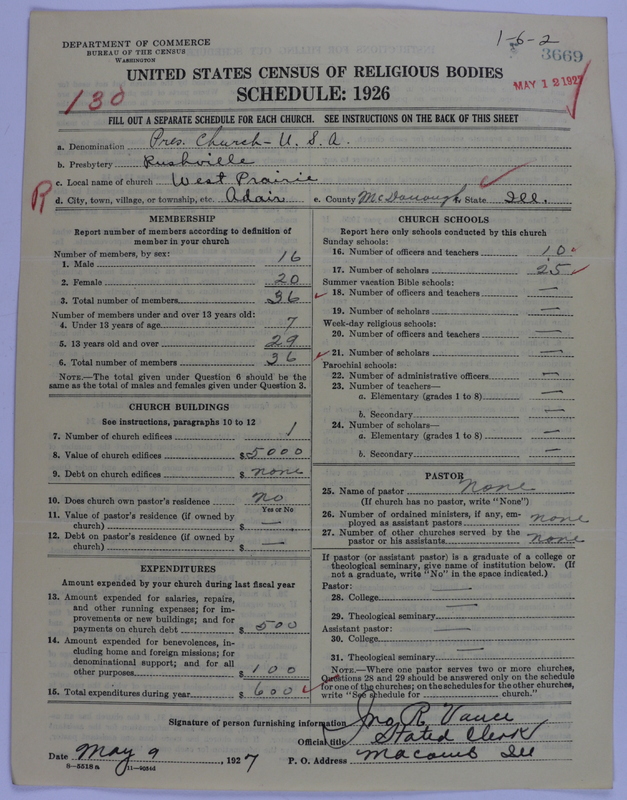 Scan of Presbyterian Church in the United States of America: 3669