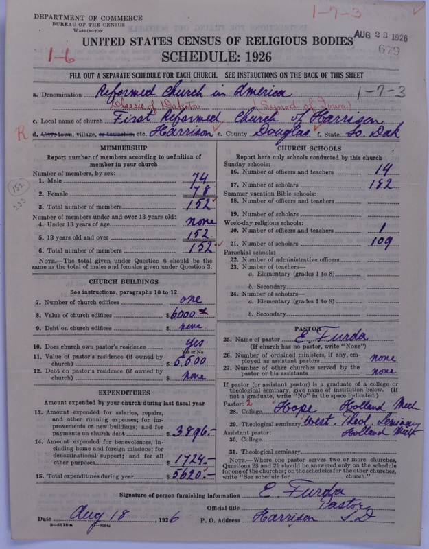 Scan of Reformed Church in America: 679