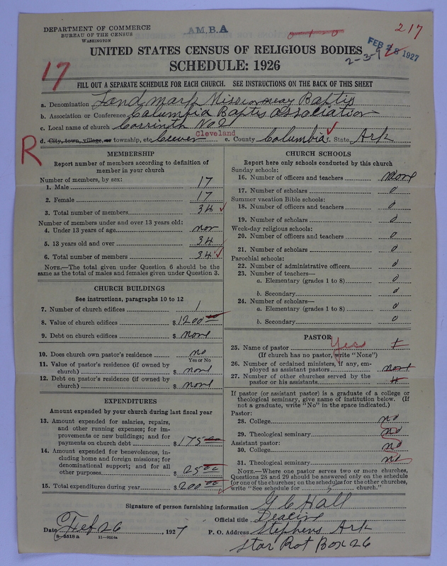 Scan of Landmark Baptist of America: 217