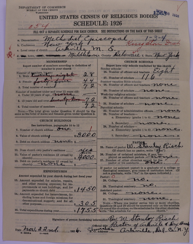 Scan of Methodist Episcopal Church: 1563
