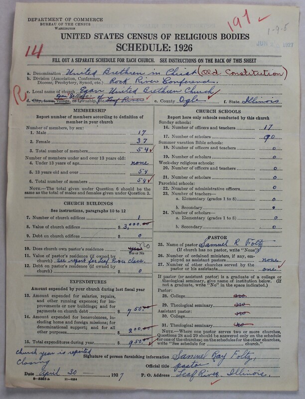 Scan of Church of the United Brethren in Christ (Old Constitution): 197