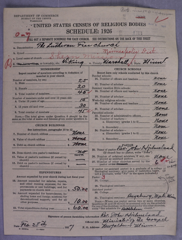Scan of Lutheran Free Church: 133