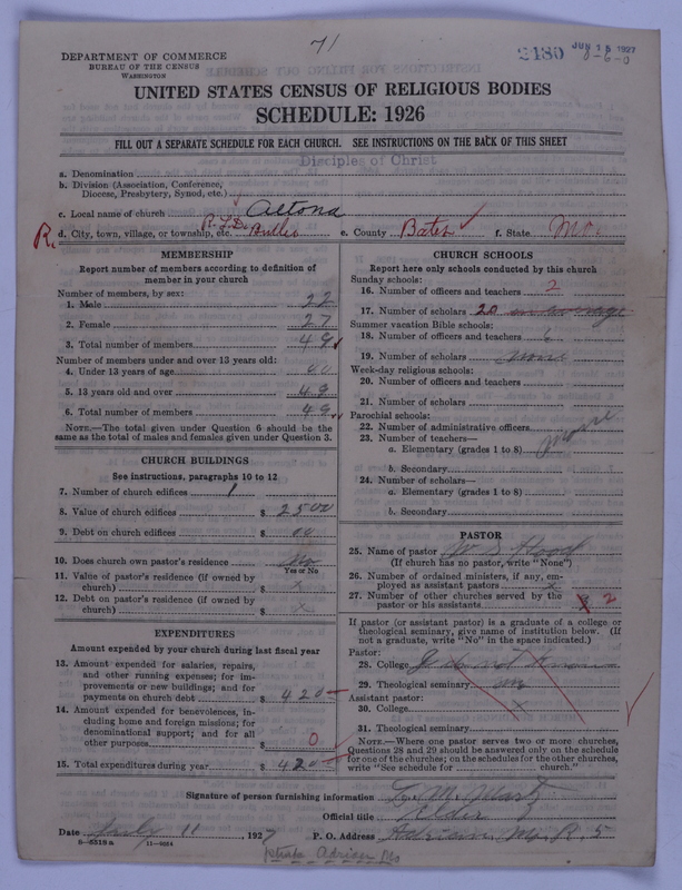 Scan of Disciples of Christ: 2480
