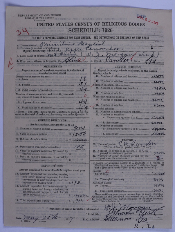 Scan of Primitive Baptists: 979
