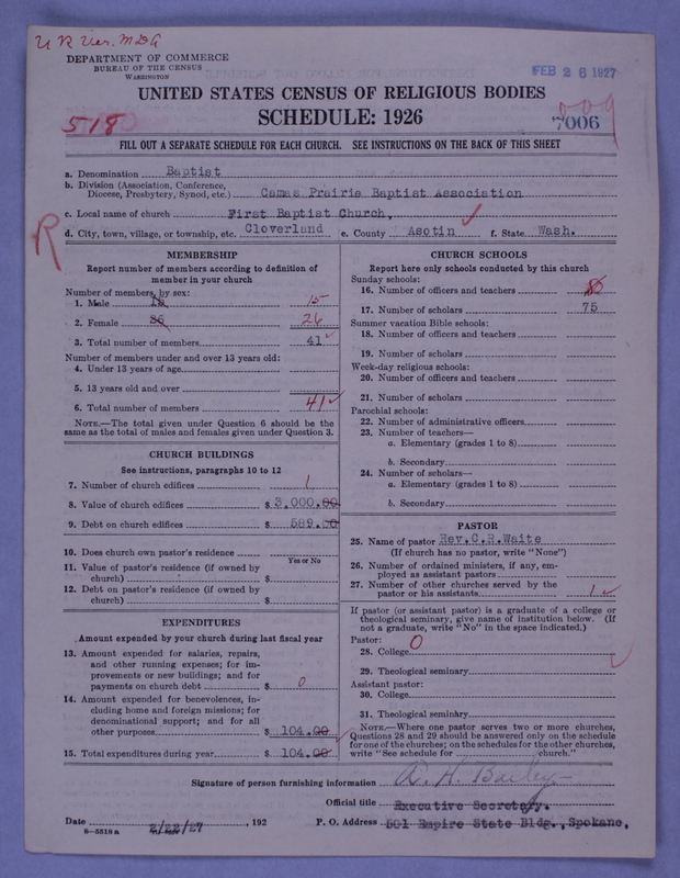 Scan of Northern Baptist Convention: 7006