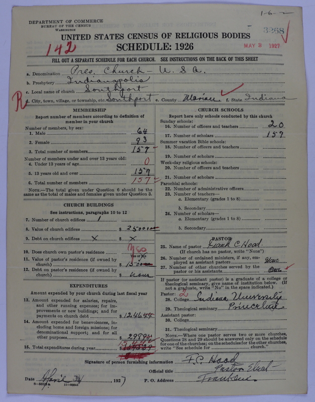 Scan of Presbyterian Church in the United States of America: 3268