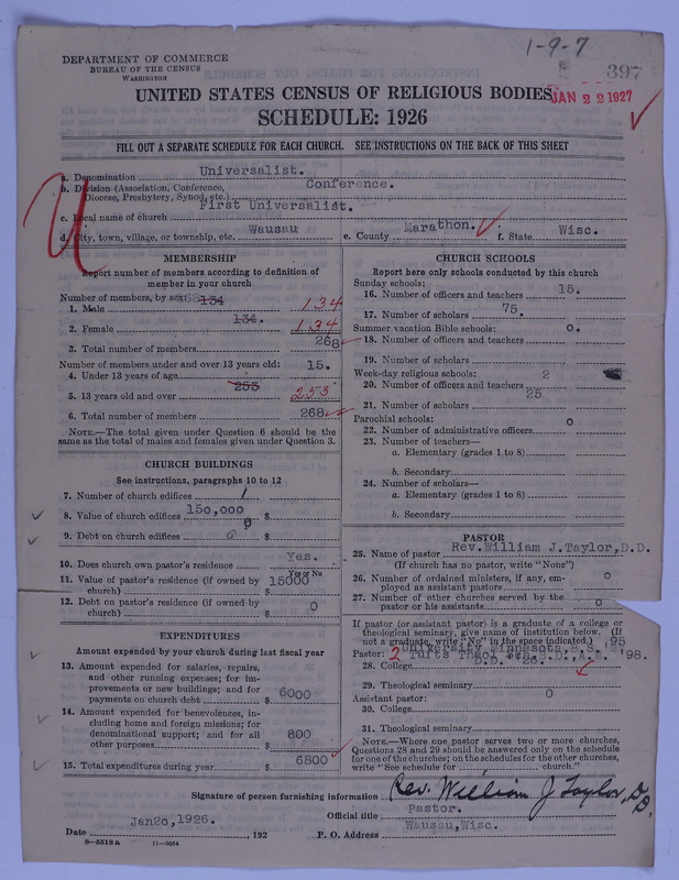Scan of Universalist Church: 397
