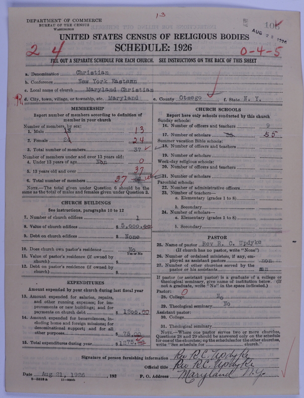 Scan of Christian Church (General Convention of the Christian Church): 106