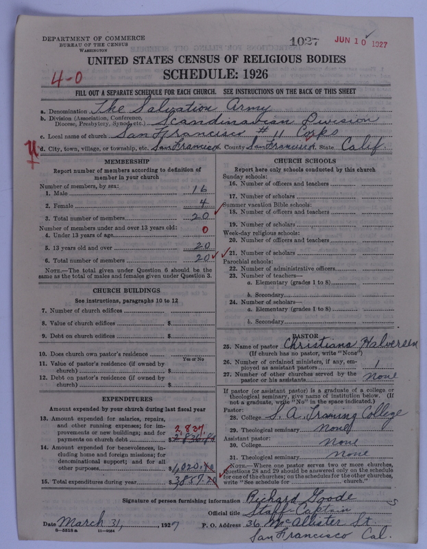 Scan of Salvation Army: 1027