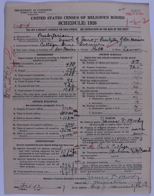 Scan of Presbyterian Church in the United States of America: 4957