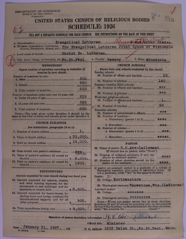 Scan of Evangelical Lutheran Synodical Conference of America: Evangelical Lutheran Joint Synod of Wisconsin and Other States: 518