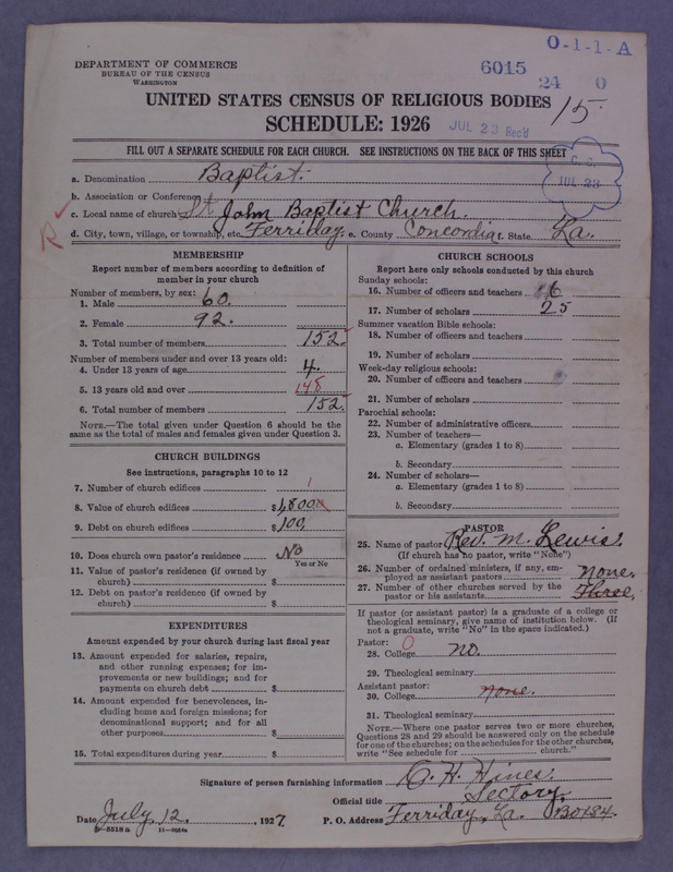 Scan of Negro Baptists: 6015