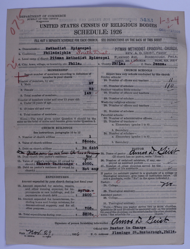 Scan of Methodist Episcopal Church: 5433