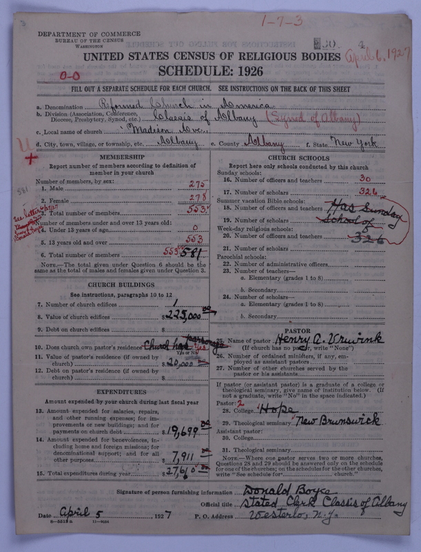 Scan of Reformed Church in America: 4