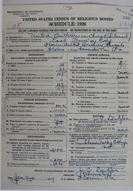 Scan of Church of the United Brethren in Christ: 341