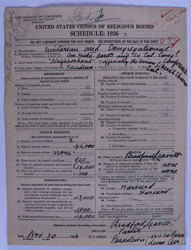 Scan of Federated Churches: 65