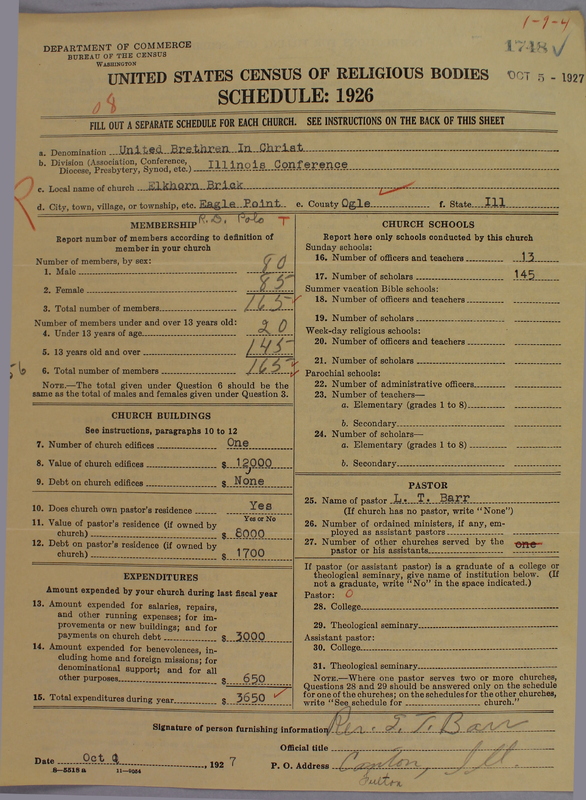 Scan of Church of the United Brethren in Christ: 1748