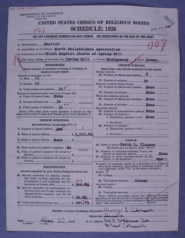 Scan of Northern Baptist Convention: 2672