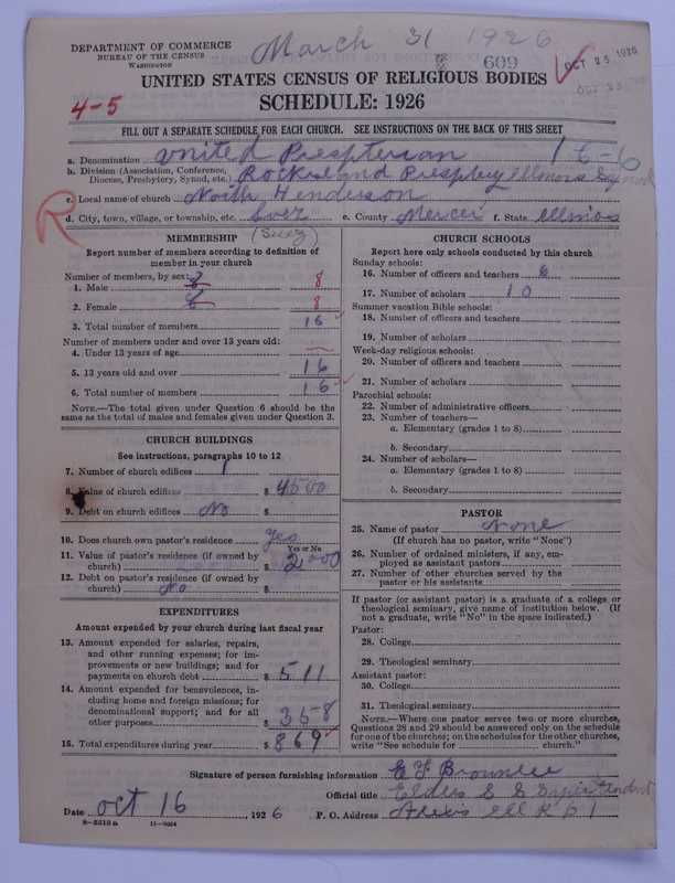 Scan of United Presbyterian Church of North America: 609