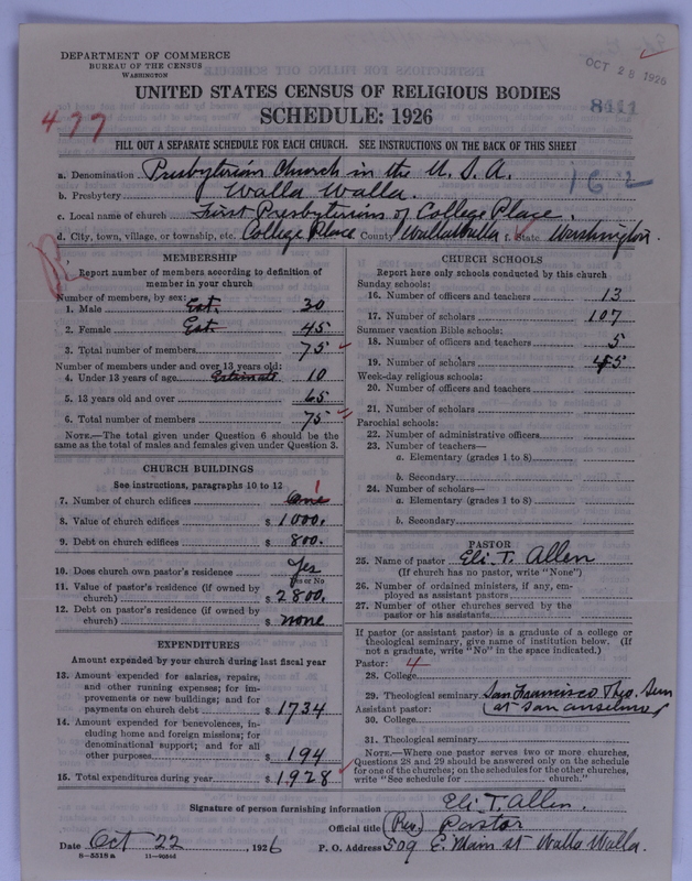Scan of Presbyterian Church in the United States of America: 8411