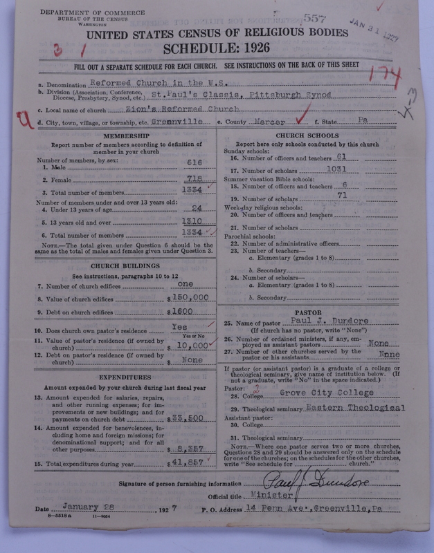 Scan of Reformed Church in the United States: 557