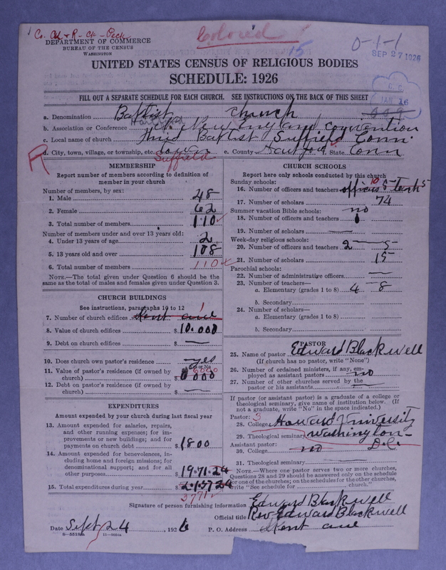 Scan of Negro Baptists: 15