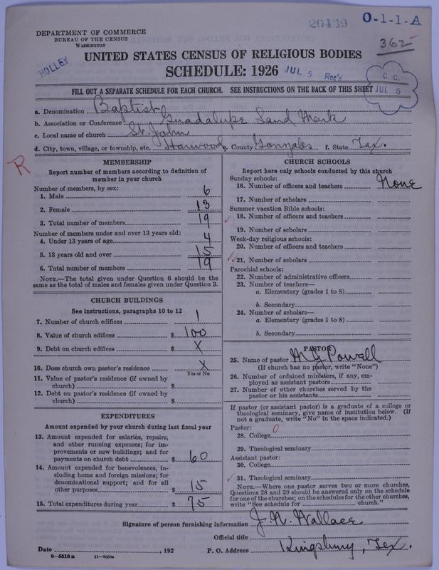 Scan of Negro Baptists: 20439