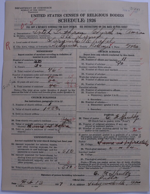 Scan of United Lutheran Church in America: 2600
