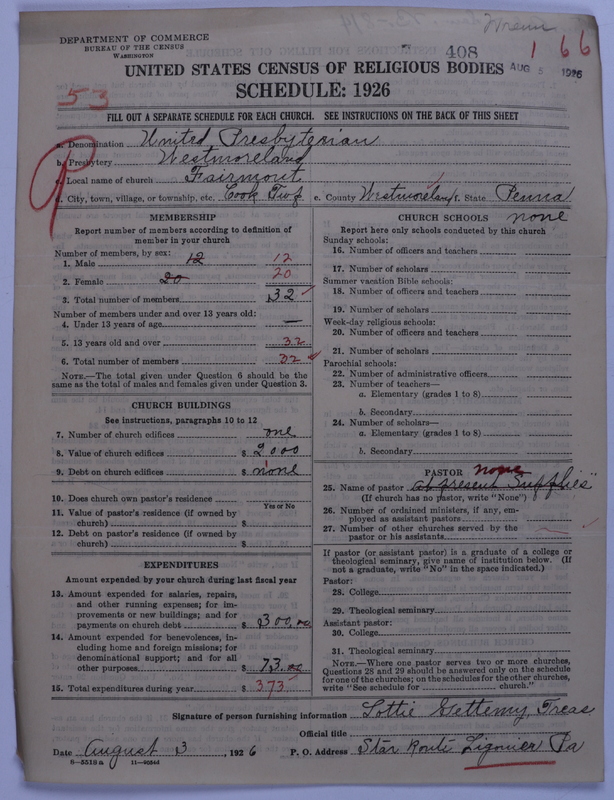 Scan of United Presbyterian Church of North America: 408