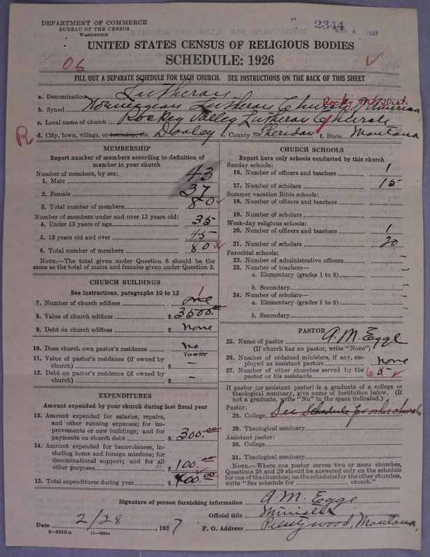 Scan of Norwegian Lutheran Church of America: 2344