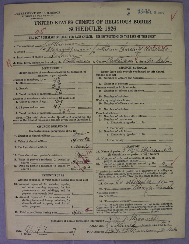 Scan of Norwegian Lutheran Church of America: 1435