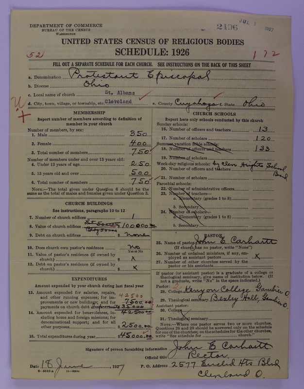 Scan of Protestant Episcopal Church: 2496