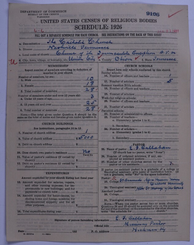 Scan of Roman Catholic Church: 9106
