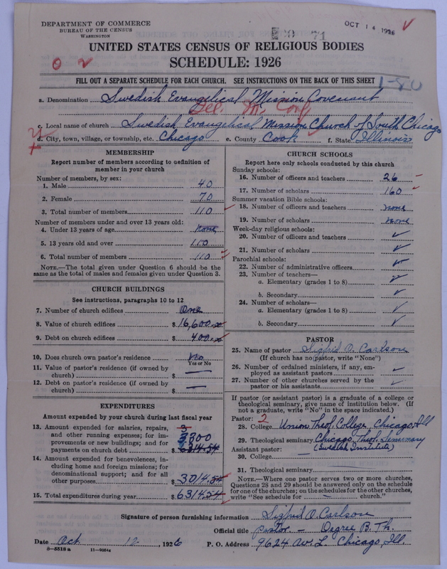 Scan of Swedish Evangelical Mission Covenant of America: 71