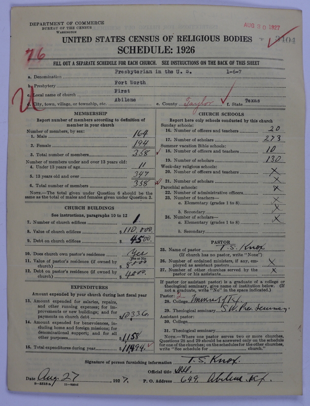 Scan of Presbyterian Church in the United States: 3404