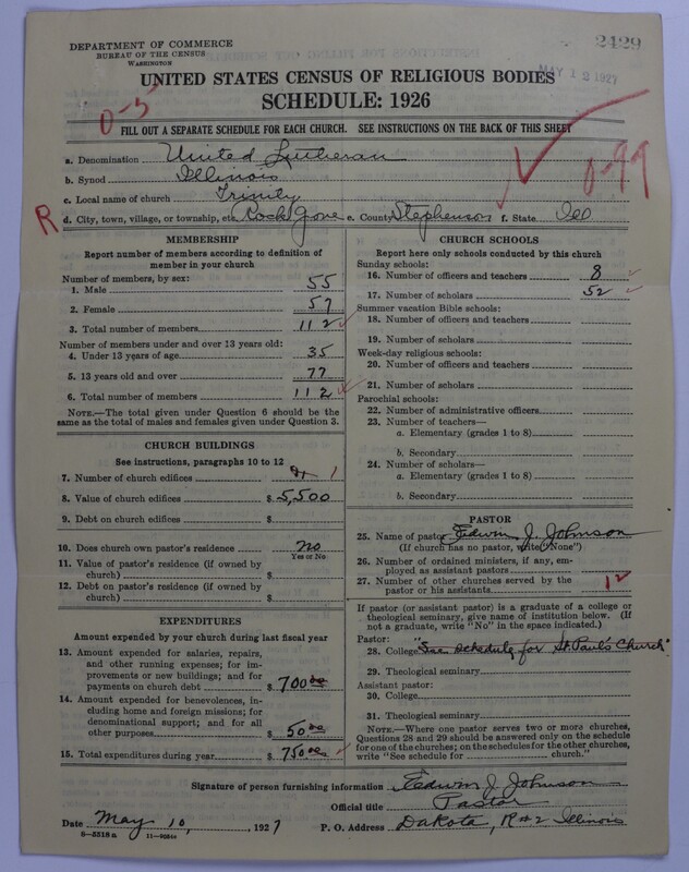 Scan of United Lutheran Church in America: 2429