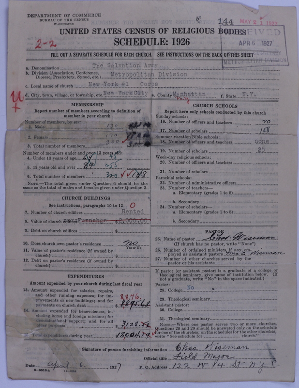 Scan of Salvation Army: 144