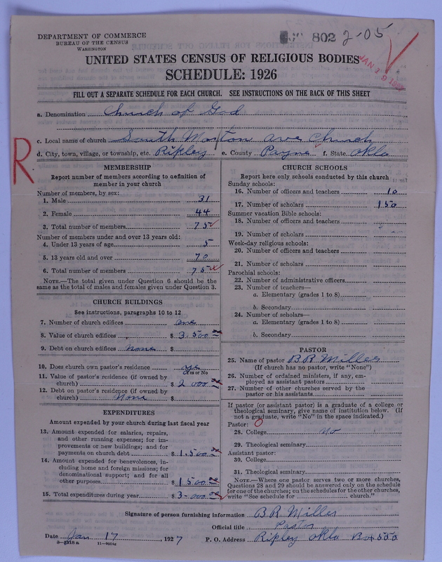 Scan of Church of God (Headquarters, Anderson, Ind.): 802