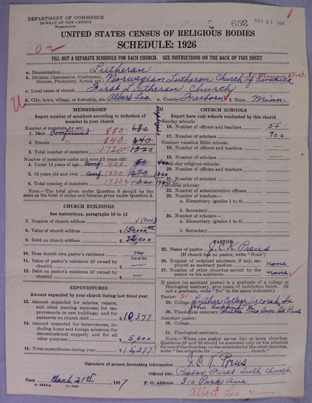 Scan of Norwegian Lutheran Church of America: 652