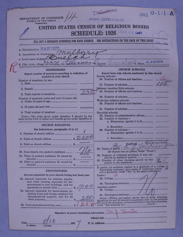 Scan of Negro Baptists: 561