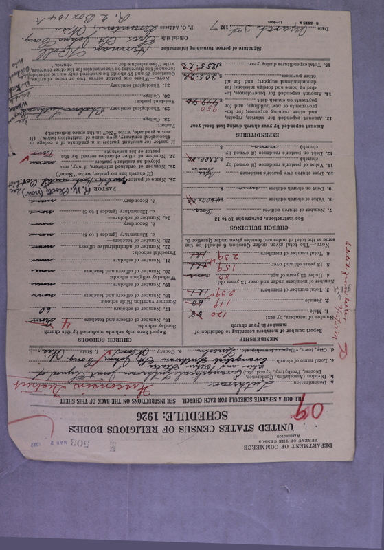 Scan of Synod of the Reformed Presbyterian Church of North America: 503